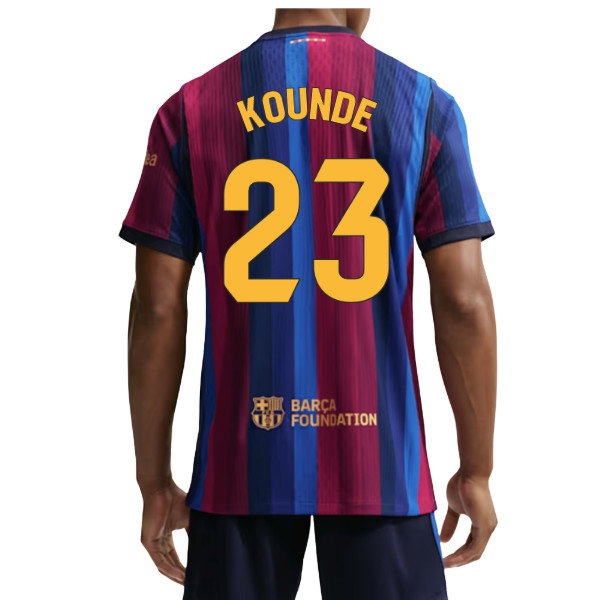 2026/27 Barcelona Aero Fit Shirt Home Authentic Uniform (Kounde 23)