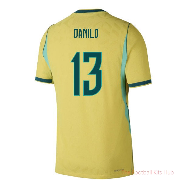 2026/27 Brazil Authentic Aero-Fit Home Shirt Danilo 13
