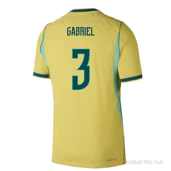 2026/27 Brazil Authentic Aero-Fit Home Shirt Gabriel 3