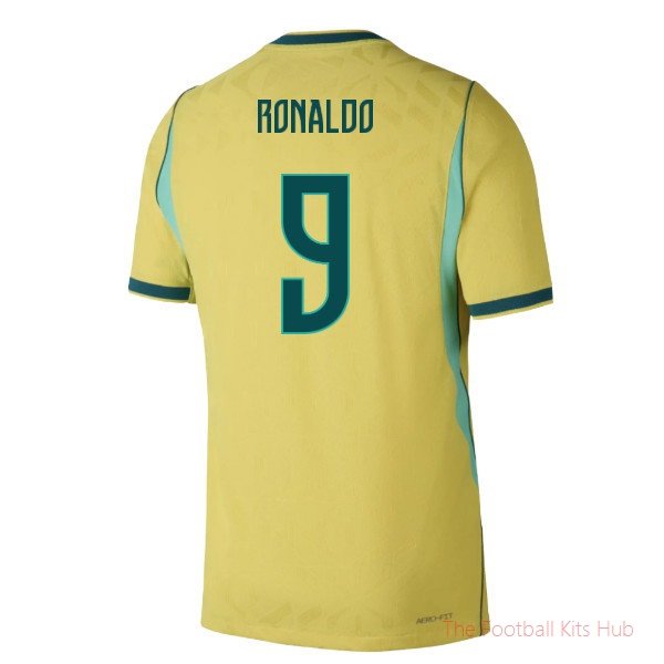 2026/27 Brazil Authentic Aero-Fit Home Shirt Ronaldo 9