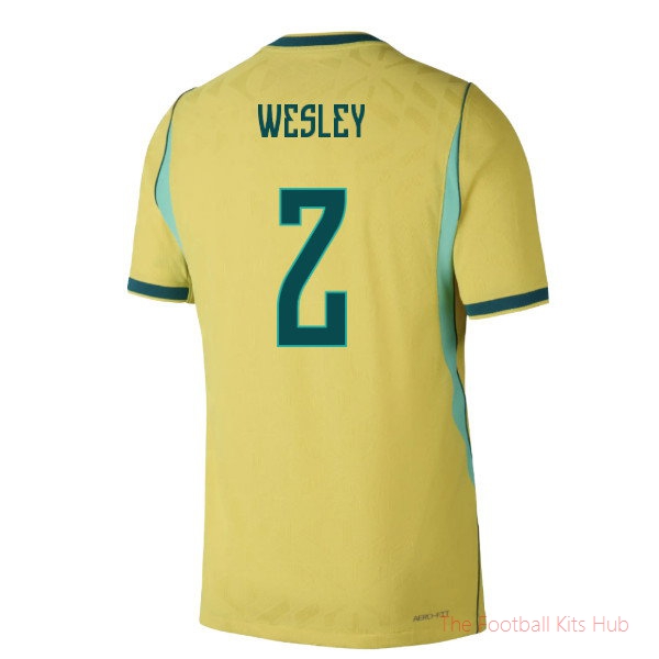 2026/27 Brazil Authentic Aero-Fit Home Shirt Wesley 2