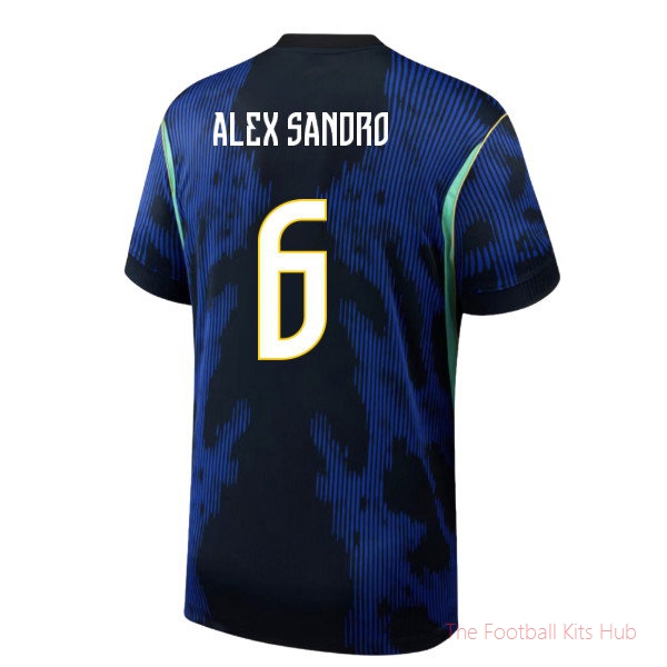 2026/27 Brazil Away Shirt Alex Sandro 6