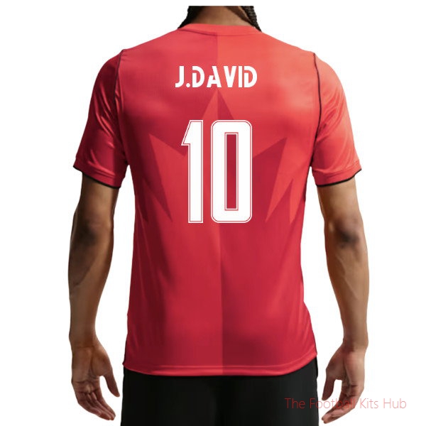 2026/27 Canada Home Shirt J.David 10