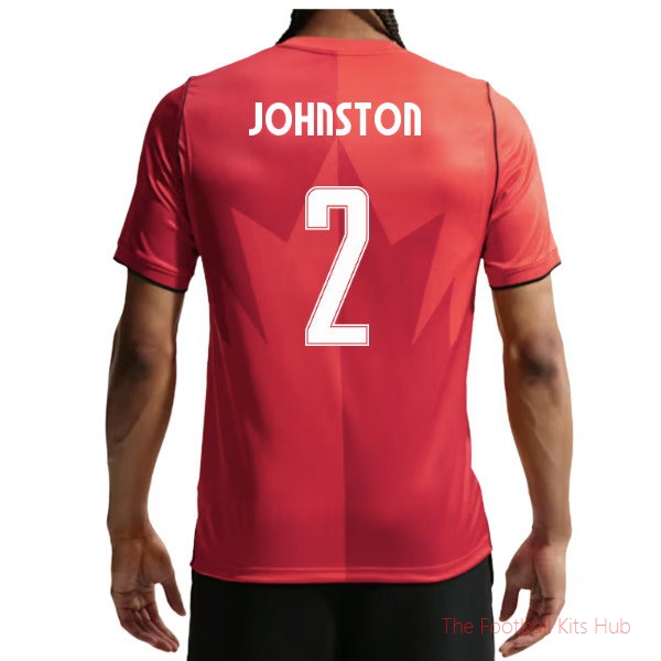 2026/27 Canada Home Shirt Johnston 2