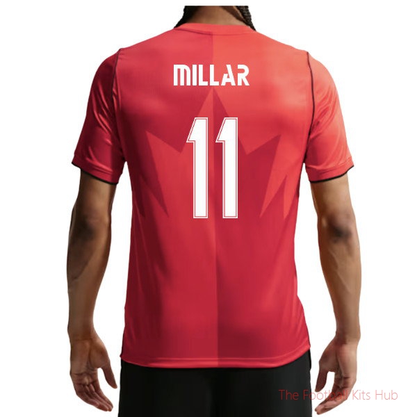 2026/27 Canada Home Shirt Millar 11