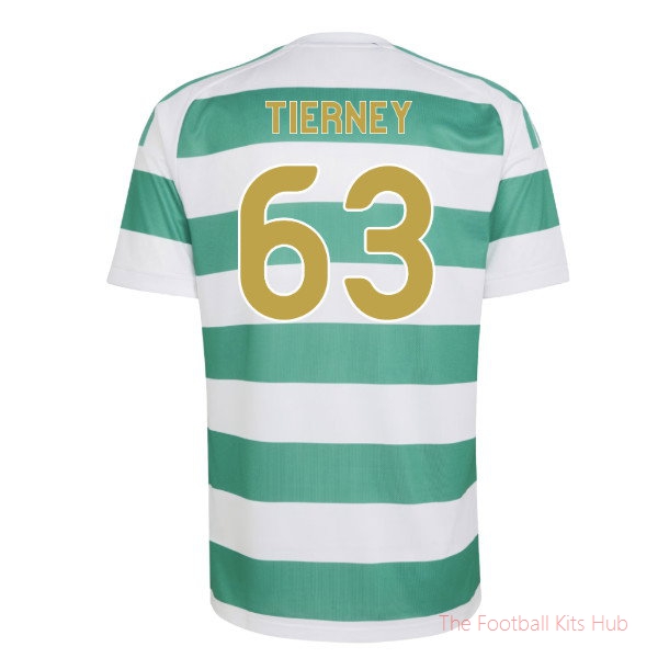2026/27 Celtic Home Shirt Tierney 63