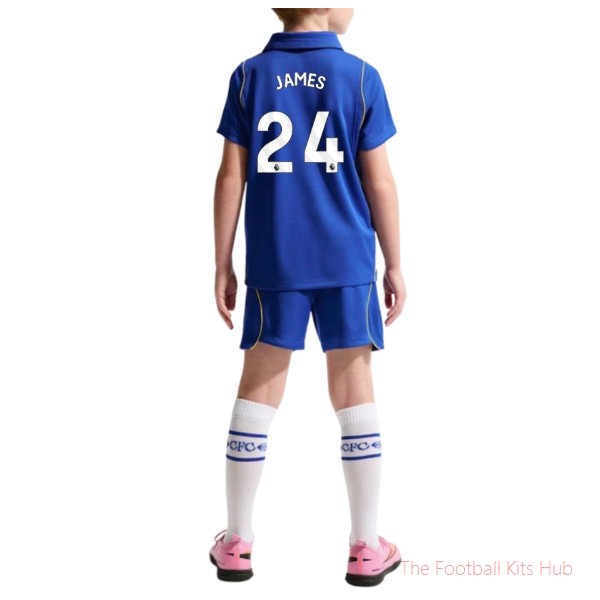 2026/27 Chelsea Home Little Boys Mini Kit James 24