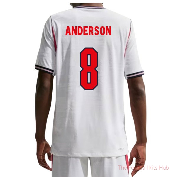 2026/27 England Authentic Aero-Fit Home Shirt Anderson 8