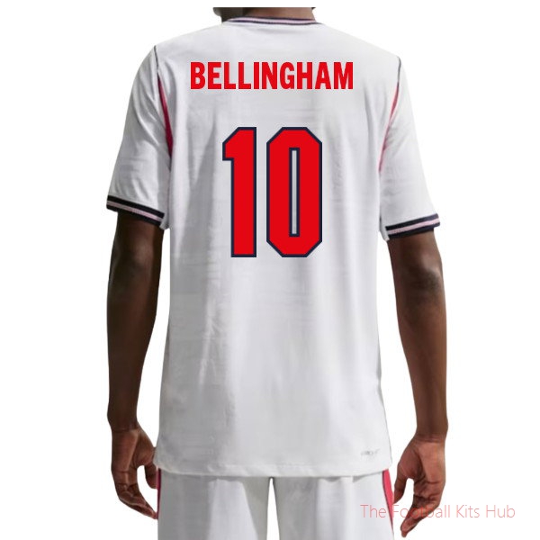 2026/27 England Authentic Aero-Fit Home Shirt Bellingham 10