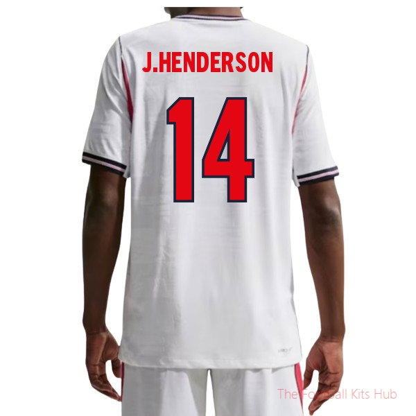 2026/27 England Authentic Aero-Fit Home Shirt J.Henderson 14