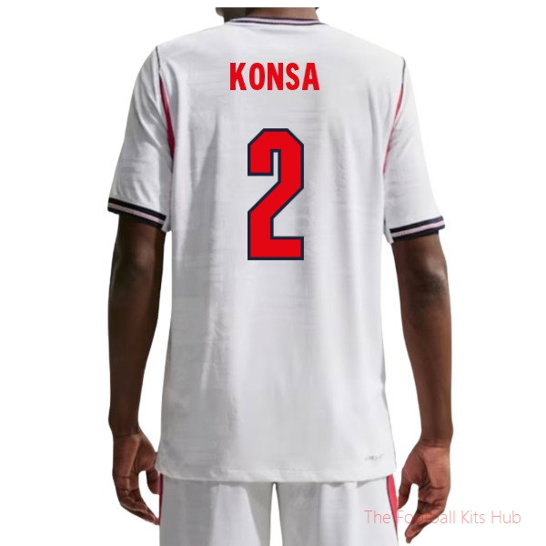 2026/27 England Authentic Aero-Fit Home Shirt Konsa 2