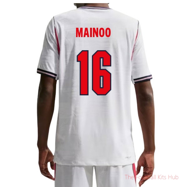 2026/27 England Authentic Aero-Fit Home Shirt Mainoo 16