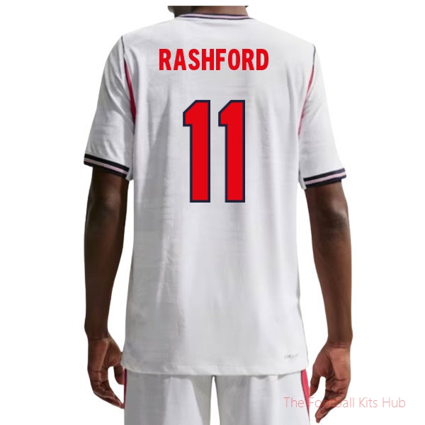 2026/27 England Authentic Aero-Fit Home Shirt Rashford 11