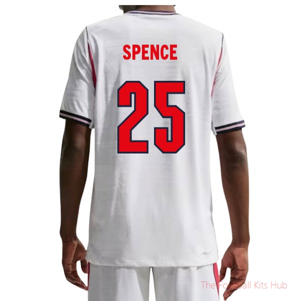 2026/27 England Authentic Aero-Fit Home Shirt Spence 25
