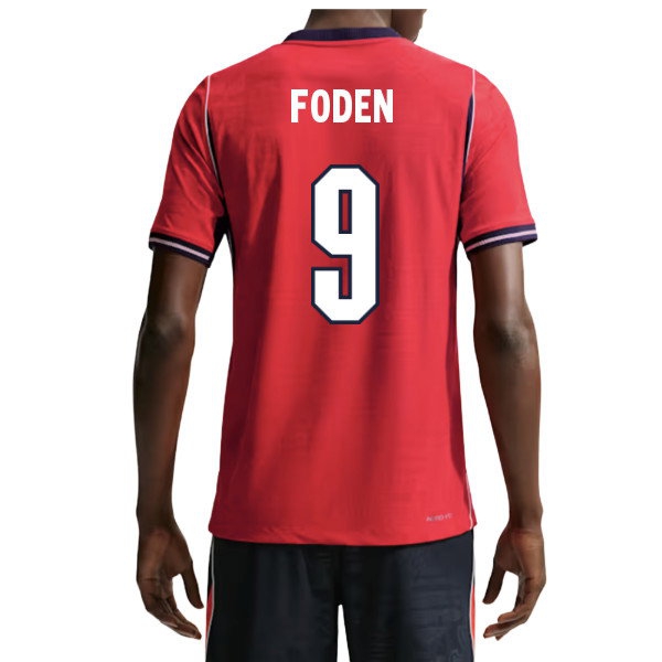 2026/27 England Aero Fit Shirt Away Authentic Kit (Foden 9)