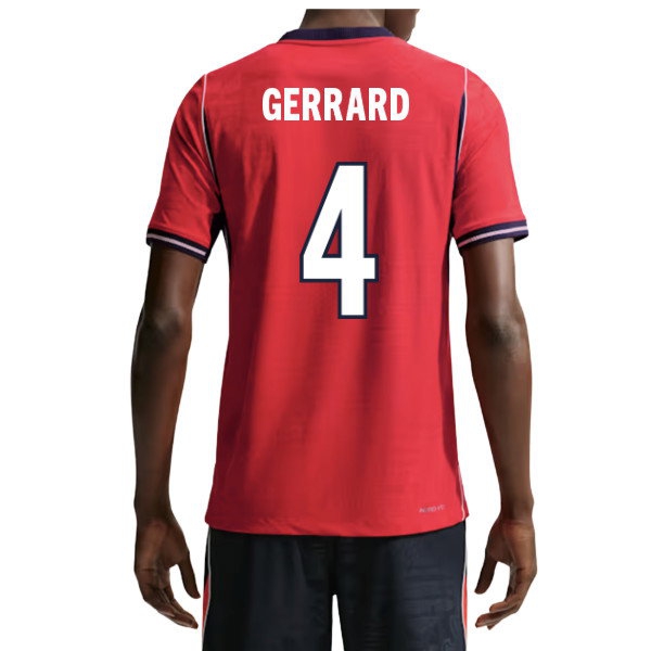 2026/27 England Aero Fit Shirt Away Authentic Kit (Gerrard 4)