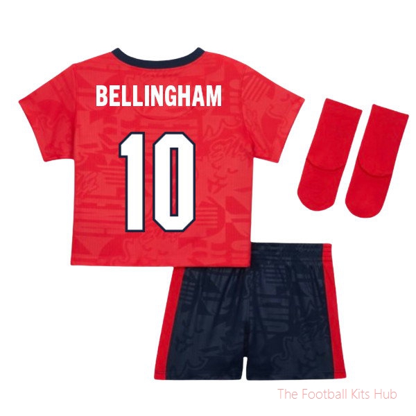 2026/27 England Away Baby Kit Bellingham 10