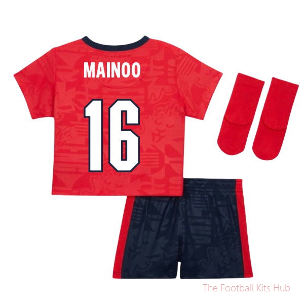2026/27 England Away Baby Kit Mainoo 16