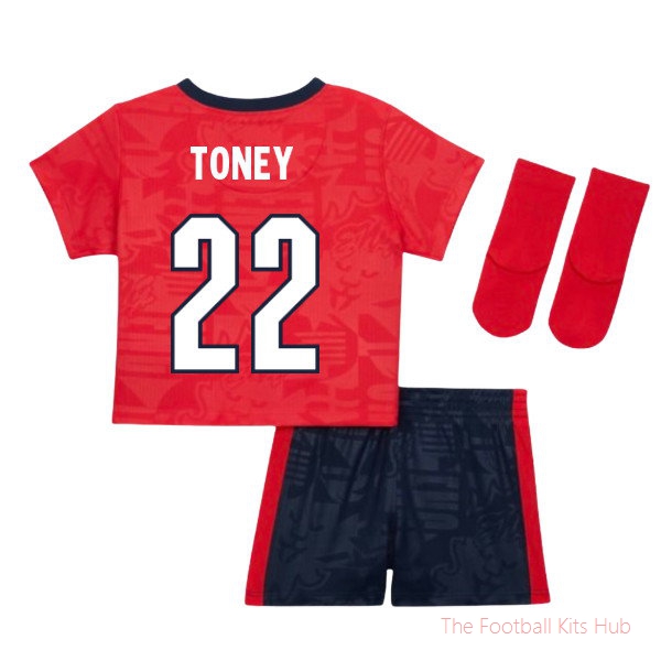 2026/27 England Away Baby Kit Toney 22