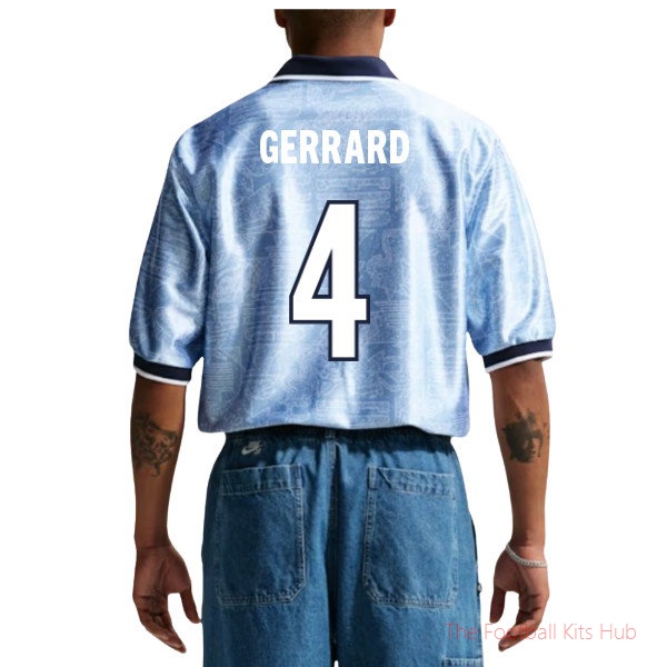 2026/27 England Dri-Fit Energy Shirt Work Blue Gerrard 4