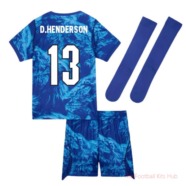 2026/27 England Home Goalkeeper Mini Kit Blue D.Henderson 13