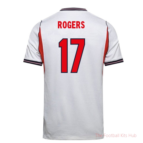 2026/27 England Home Shirt Rogers 17