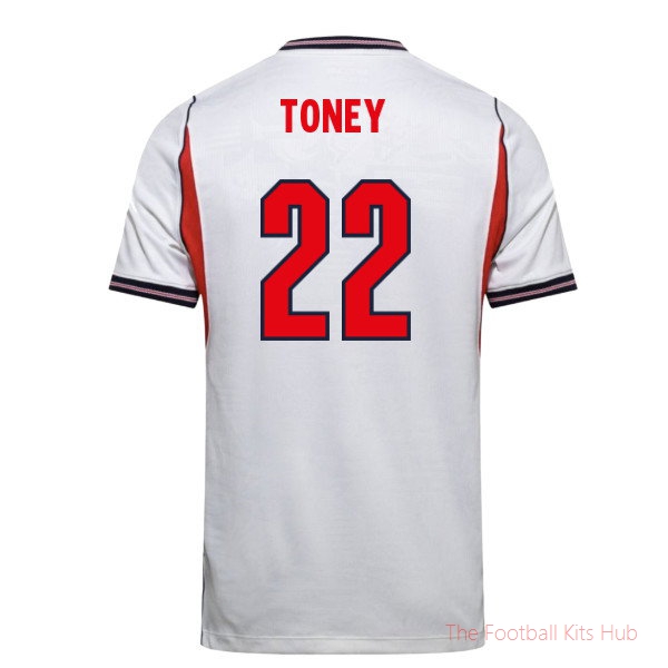 2026/27 England Home Shirt Toney 22