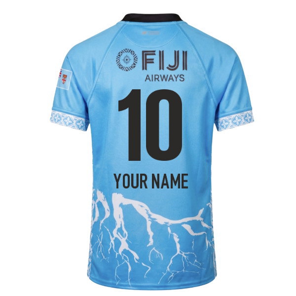 2026/27 Fiji Rugby Shirt Name) Away Kids Kit (Your