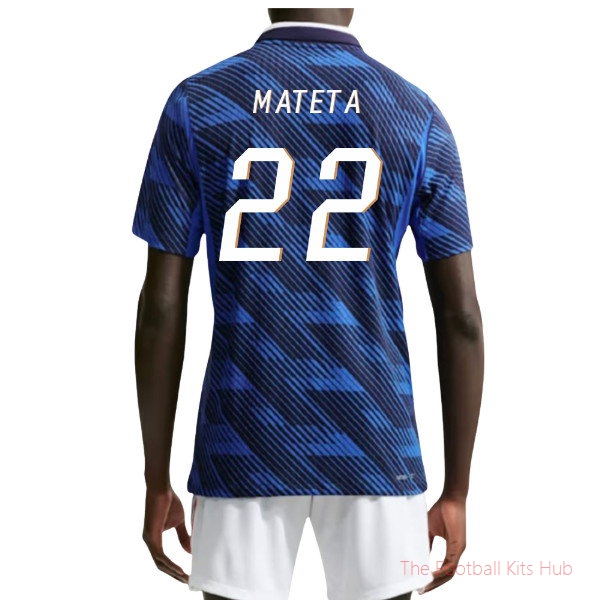 2026/27 France Aero-Fit Authentic Home Shirt Mateta 22