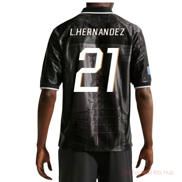 2026/27 France Dri-Fit Energy Shirt Anthracite L.Hernandez 21