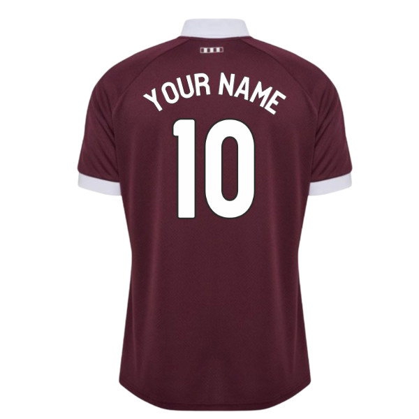 2026/27 Hearts Shirt Name) Home Uniform (Your