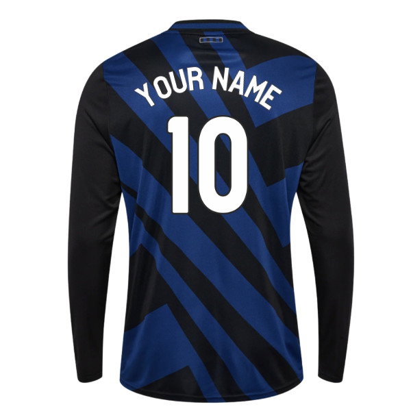 2026/27 Hearts Long Sleeve Shirt Name) Third (Your