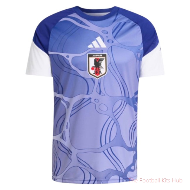 2026/27 Japan Home Pre-Match Shirt White/Blue