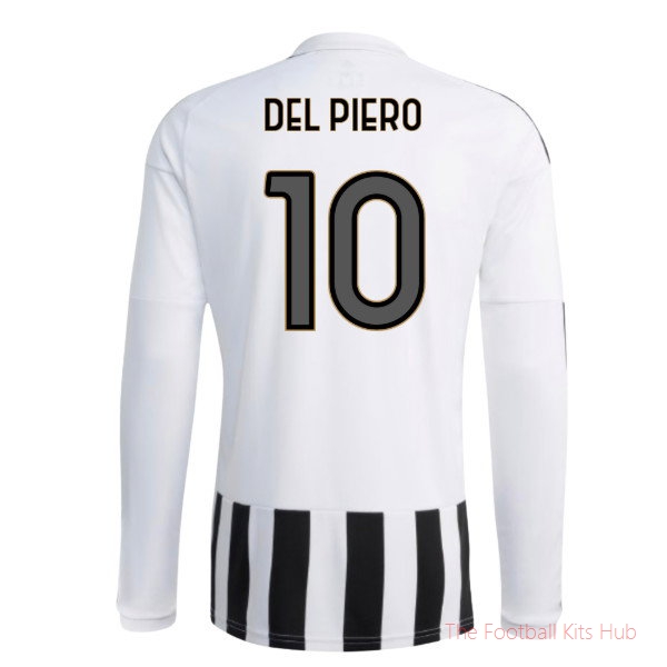 2026/27 Juventus Long Sleeve Home Shirt Del Piero 10