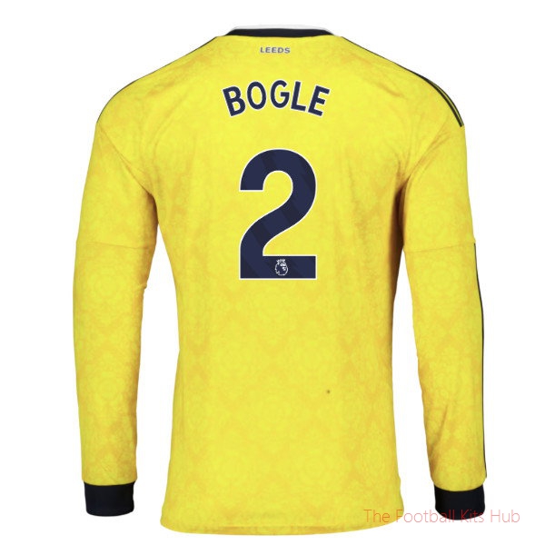 2026/27 Leeds Away Long Sleeve Shirt Bogle 2