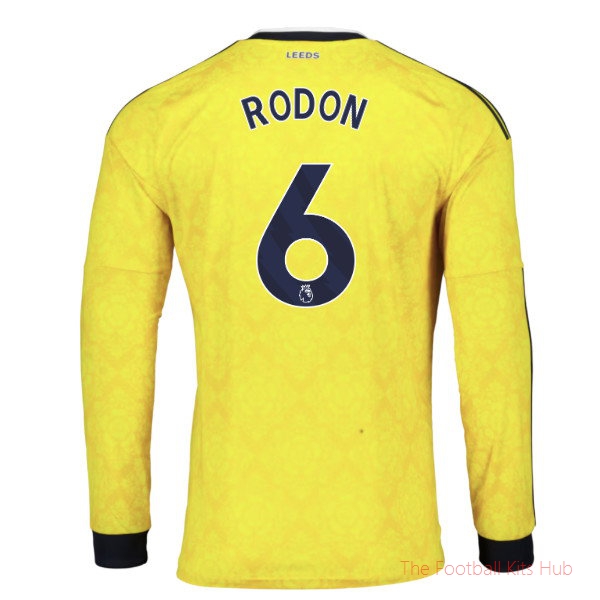 2026/27 Leeds Away Long Sleeve Shirt Rodon 6