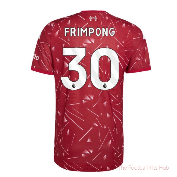 2026/27 Liverpool Authentic Home Shirt Frimpong 30
