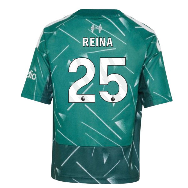 2026/27 Liverpool Mini Kit Home Goalkeeper Uniform (Reina 25)