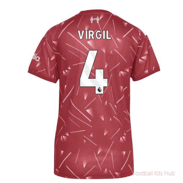 2026/27 Liverpool Home Shirt Womens Virgil 4