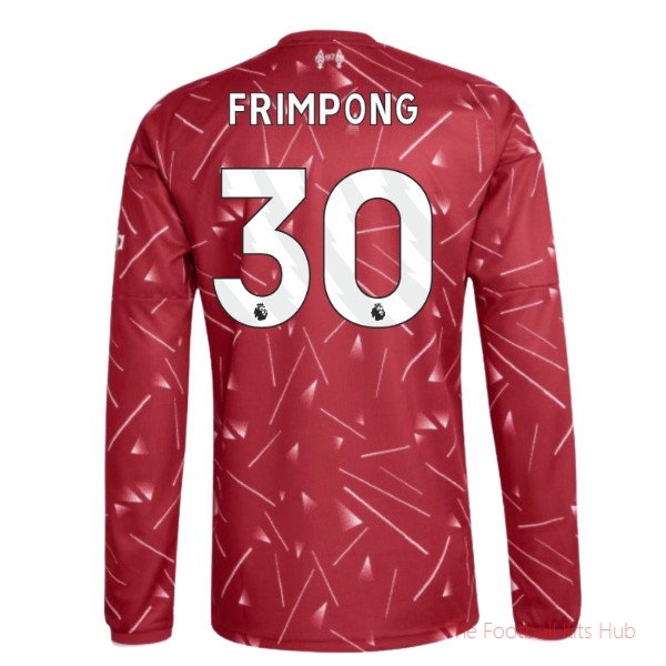 2026/27 Liverpool Long Sleeve Home Shirt Frimpong 30