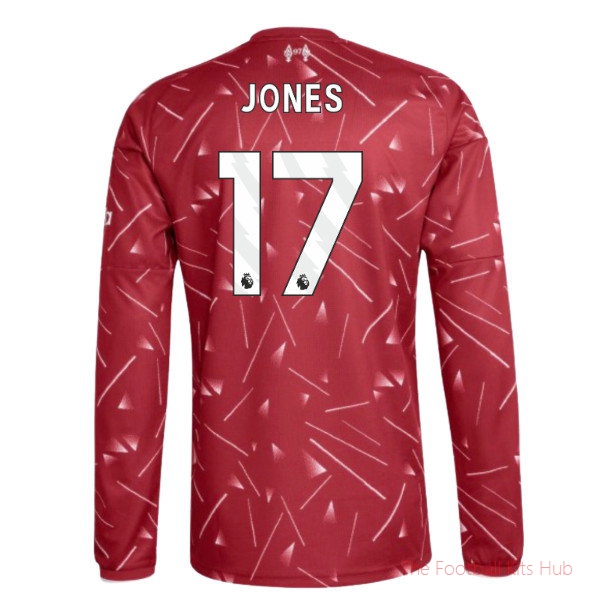 2026/27 Liverpool Long Sleeve Home Shirt Jones 17