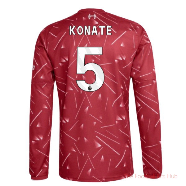 2026/27 Liverpool Long Sleeve Home Shirt Konate 5