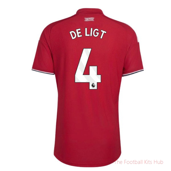 2026/27 Man Utd Authentic Home Shirt De Ligt 4