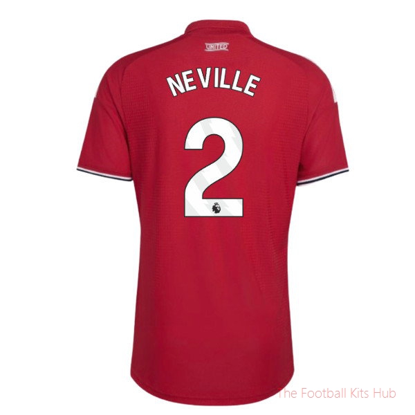 2026/27 Man Utd Authentic Home Shirt Neville 2