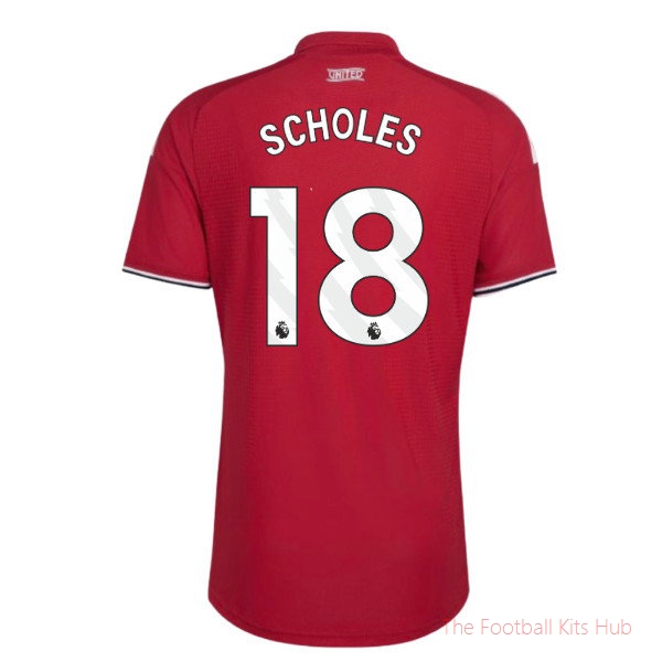 2026/27 Man Utd Authentic Home Shirt Scholes 18