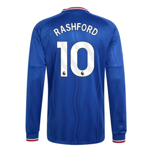 2026/27 Man Utd Long Sleeve Shirt Away Authentic (Rashford 10)