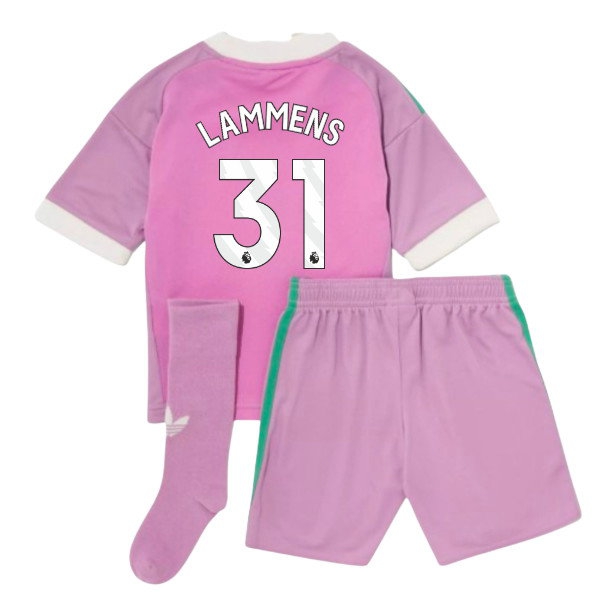 2026/27 Man Utd Mini Kit Away Goalkeeper Uniform (Purple) (Lammens 31)