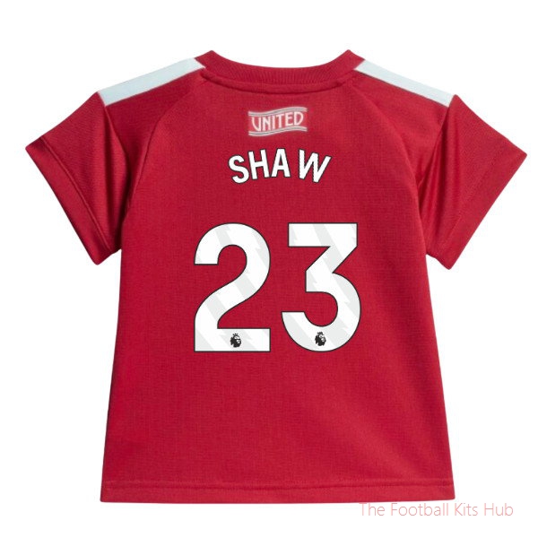 2026/27 Man Utd Home Baby Kit Shaw 23