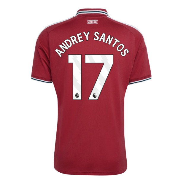 2026/27 Man Utd Shirt Santos Home (Andrey 17)