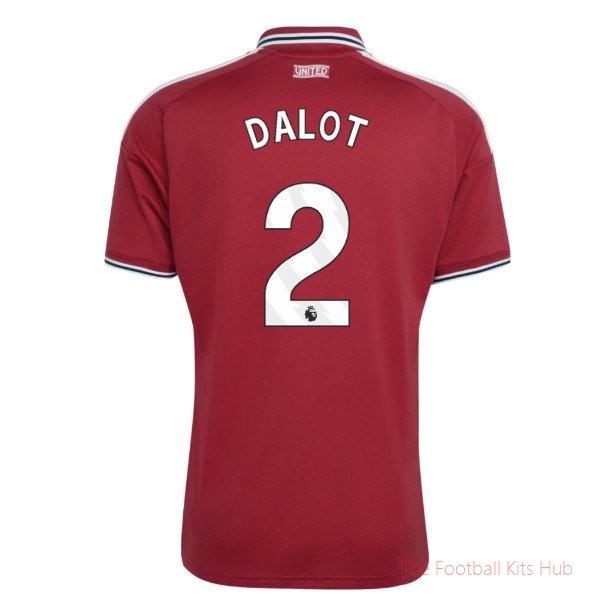 2026/27 Man Utd Home Shirt Dalot 2